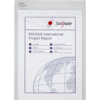 Obálka Snopake, Kapsa s drukem Polyfile P, A4, čirá