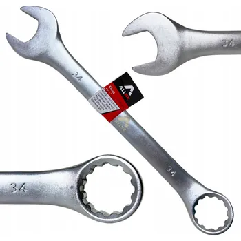 Klíč KLÍČ OČKOPLOCHÝ 34mm OCEL CRV KLÍČ OČKOPLOCHÝ Cr-V PEVNÝ ODOLNÝ