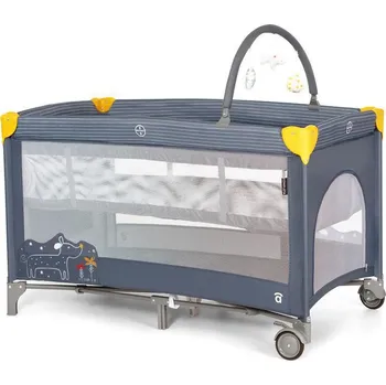 Dětská postýlka Asalvo Complet duo cestovní postýlka s druhým dnem a hrazdičkou Puppy