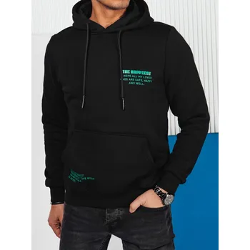 Pánská mikina Černá mikina s kapucí BX5685 Velikost: M