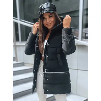 Černá prošívaná bunda 3v1 DIAMON PREMIUM TY2956 Velikost: XL