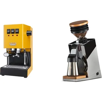 Kávovar Gaggia Classic E24, yellow + Eureka Mignon Single Dose PRO,…