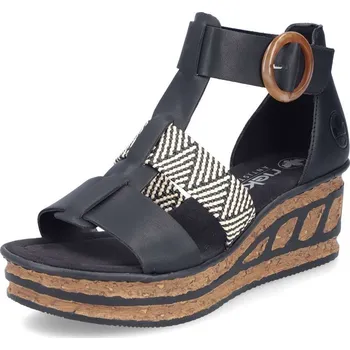 Dámské sandále Dámské sandály RIEKER 68182-00 černá S5 40