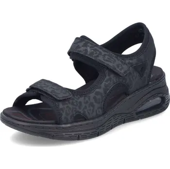 Dámské sandále Dámské sandály RIEKER 67666-00 černá S5 42