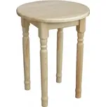 Dřevěný jídelní kruhový stůl 08 borovice masiv průměr 60cm