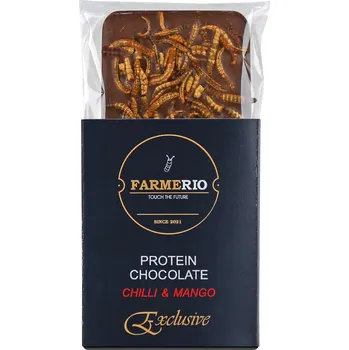 Čokoláda FARMERIO Protein chocolate - Chilli & Mango 40 g