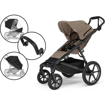 Kočárek Sportovní kočárek Thule Urban Glide 4-wheel s příslušenstvím, Tinted Taupe