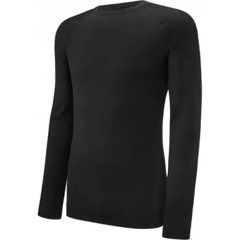 Pánské tričko Pánské termoaktivní triko s dlouhým rukávem z Merino vlny, černé, velikost 2XL/3XL