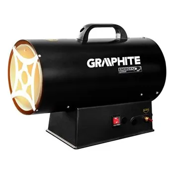Průmyslové topidlo Plynový ohřívač Graphite 58GE101, 3000W, pro vyhřívání podlah a prostor skladů a stavenišť