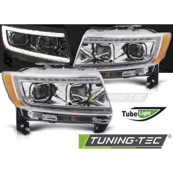 Přední světlomet CHRYSLER JEEP GRAND CHEROKEE 11-13 TUBE LIGHT CHROME