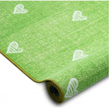 Koberec Metrážový koberec HEARTS zelený