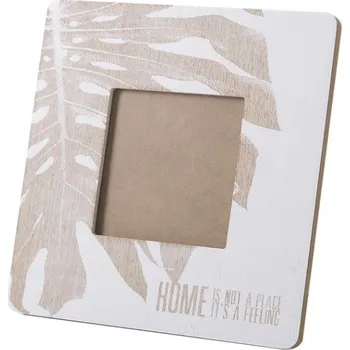 Rám na obraz Rámeček pro fotku PALM 01 krémový