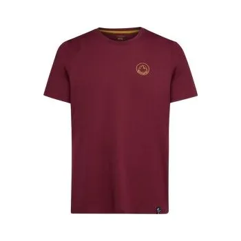 Pánské tričko La Sportiva Circle Logo t-Shirt Men Redwood_R25R25 červená S