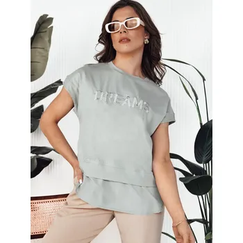 Dámské tričko Pistáciové dámské tričko s podšívkou DREAMY RY2546 Velikost: L