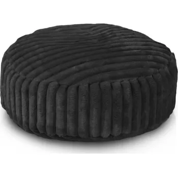 Taburet Podnožka Černá - stripe