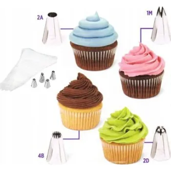 Sada na zdobení dortů a cupcakes, zdobící špičky a sáčky Wilton 12 Ks