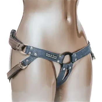 Strap&bound - Džínový popruh Fun Factory jeans blue modrá