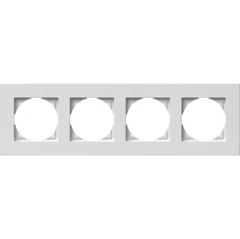 Rámeček TEM Logiq čtyřnásobná bílá
