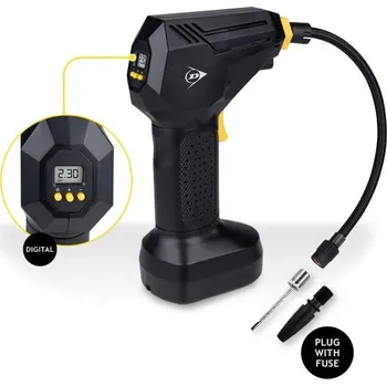 Kompresor Vzduchový kompresor Dunlop ED-226557 Vzduchový kompresor digitální 12V 150 PSI