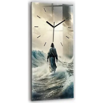 Hodiny Nástěnné hodiny SacroArte modré 30 cm