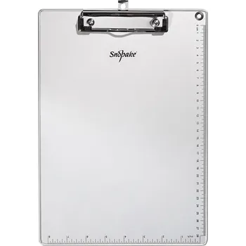 SNOPAKE kovové s pravítkem, A4, stříbrné