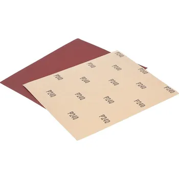 Brusný papír WORKPRO Sada brusných papírů WORKRPO - zrnitost #240 - 280×230 mm - WP259006