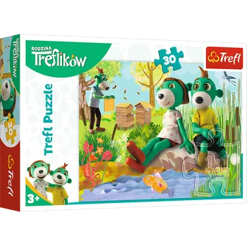 Puzzle Trefl 18265 Puzzle 30 Treflů u rybníka