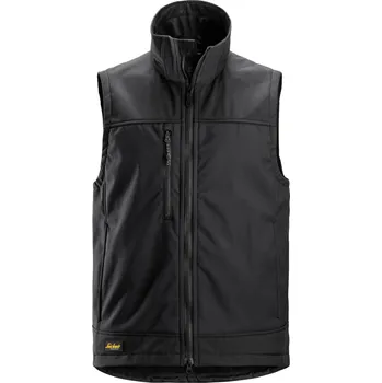 pracovní vesta Snickers Workwear Softshellová vesta AllroundWork Stretch černá XS Velikost: XL