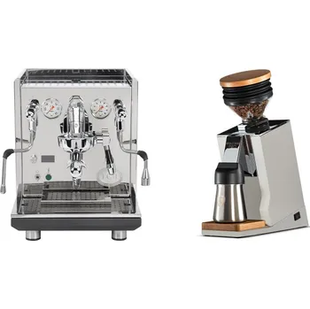 Kávovar ECM Synchronika II + Eureka Mignon Single Dose PRO, White & Oak