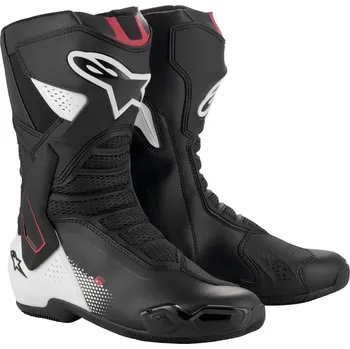 Moto obuv Alpinestars SMX-6 V3 Boots Black/White/Red Graphic 39