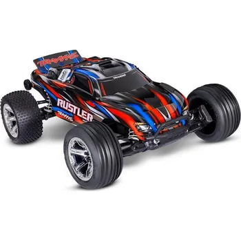 RC model auta Traxxas Rustler 1:10 BL-2s RTR červený