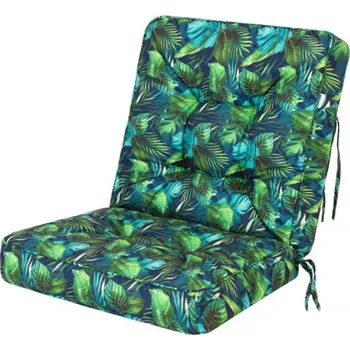 Polštář Polštář na zahradní houpačku VENUS 50 cm oxford, modré listí