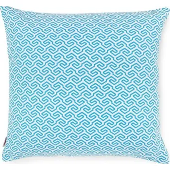 Polštář Čtvercový polštář Bílo-modrý UV