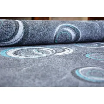 Koberec Metrážový koberec DROPS šedý