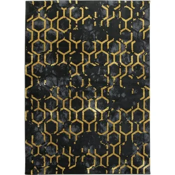 Koberec Koberec FESTIVAL 2296A zlatý / černý