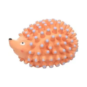 Hračka pro psa Flamingo hračka pro psa ježek 8 x 10,6 x 6,1 cm latex oranžová