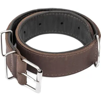 Obojek pro psa Kožený obojek R2 hnědý