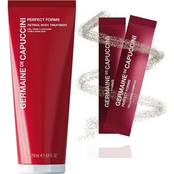 Kosmetická sada Germaine de Capuccini Perfect Forms Retinol Body Set - Výživný tělový krém 250ml + Jablečný nápoj k redukci hmotnosti 30x4g Dárková sada