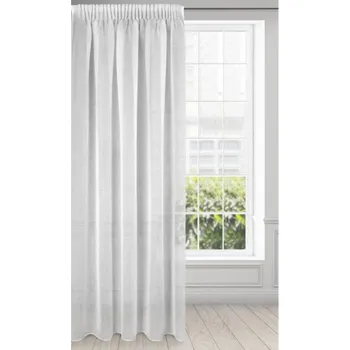Povlečení Hotová záclona SONIA bílá - na pásce