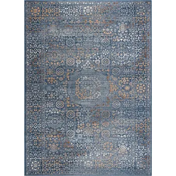 Koberec Koberec NAIN Ornament, vintage 7708/51611 modrý / oranžový