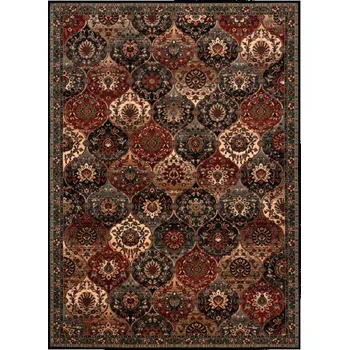 Koberec Koberec KASHQAI 4373 500 orientální, zelený / bordó