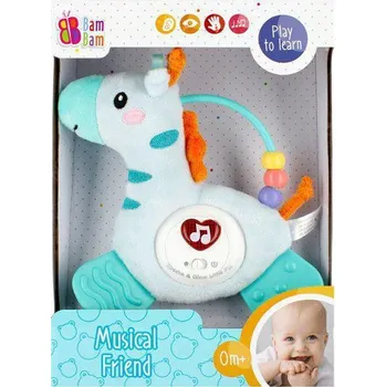 Hračka pro nejmenší Bam Bam Hudební hračka Žirafa