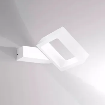 Nástěnné svítidlo Molto Luce Otočné nástěnné svítidlo z hliníku Bo Single Barva: Bílá 472-0827050