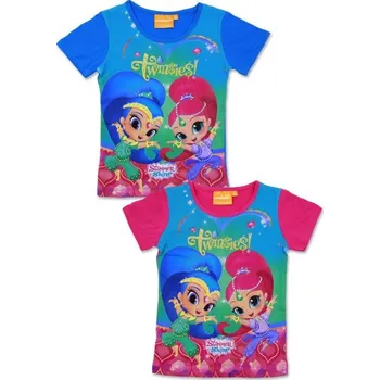 Dívčí tričko Setino Dívčí tričko TŘPYTKA A SVĚTLA krátký rukáv Barva: Růžová, Velikost: 104