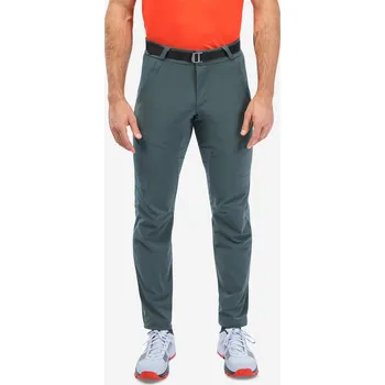 Pánské kalhoty QUECHUA Pánské turistické kalhoty MH 500 S ZELENÁ
