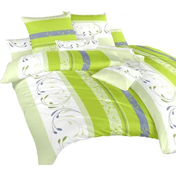 Povlečení Povlečení bavlna Slezsko zelené 140x220, 70x90 cm