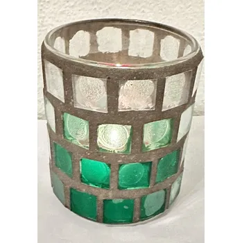 Svícen Mozaikový svícen Zelený