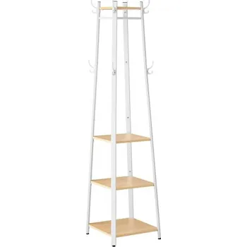 Věšák Věšákový stojan s policemi LCR080W09