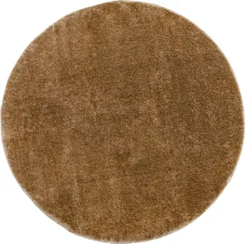 Koberec Koupelnový kobereček Malmo hnědý, kruh