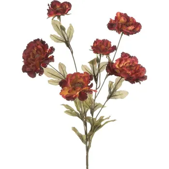 umělá květina Umělý květ NATU 454 bordó / žlutý (6 ks)